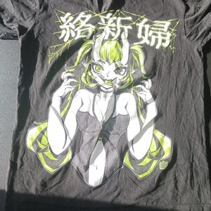 Graphic  Shirt with Anime Design Y2K